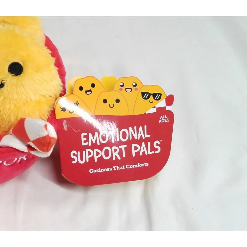 Emotional Support Nuggets Plush Set w/ Basket Emotional Support Pals New w/ Tags
